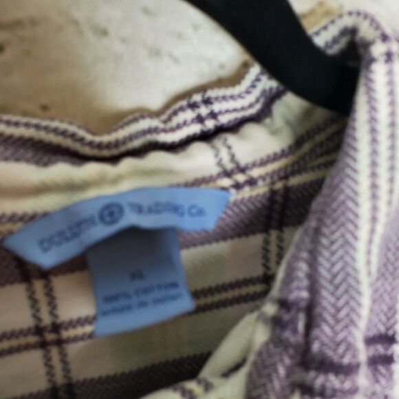 Duluth Trading Button Up Long Sleeve Collared Cotton Shirt Womens XL - Picture 6 of 6